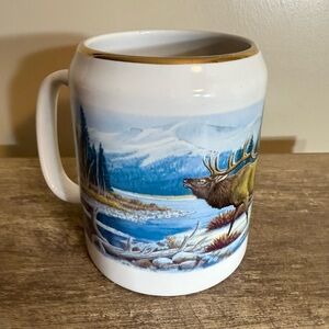 Vintage Matco Tools Limited Edition Large Mug Elk Wildlife Collection 561/1000